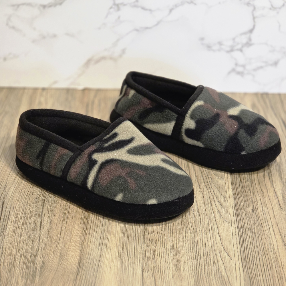 Cozy Camouflage Kids Slippers